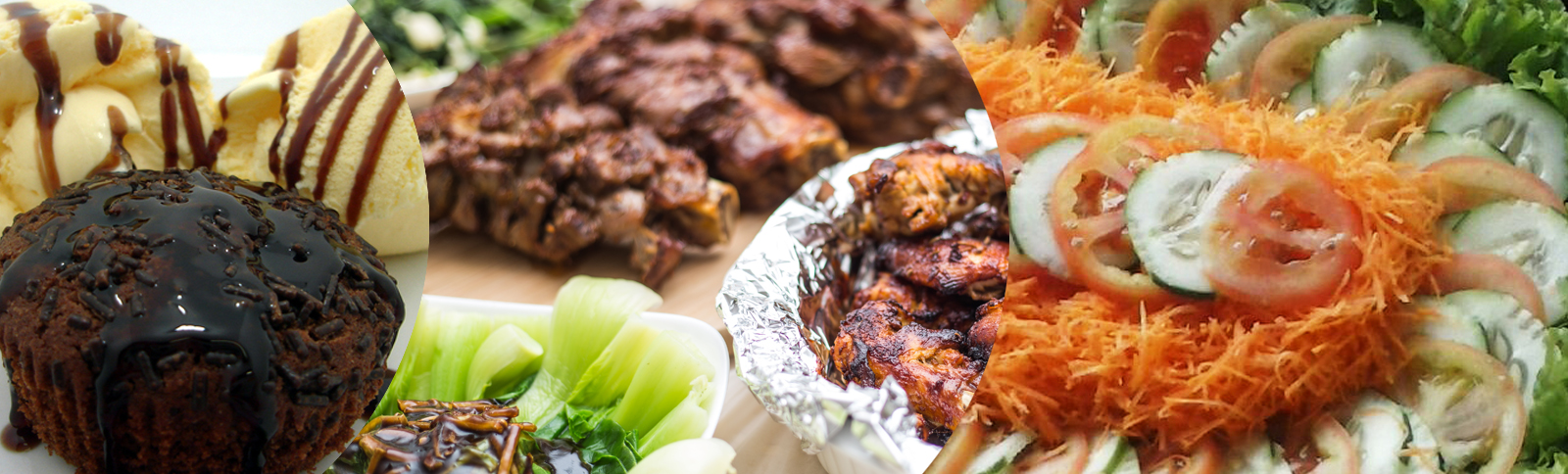 Imagem - Petit Gateau - Churrasco - Saladas